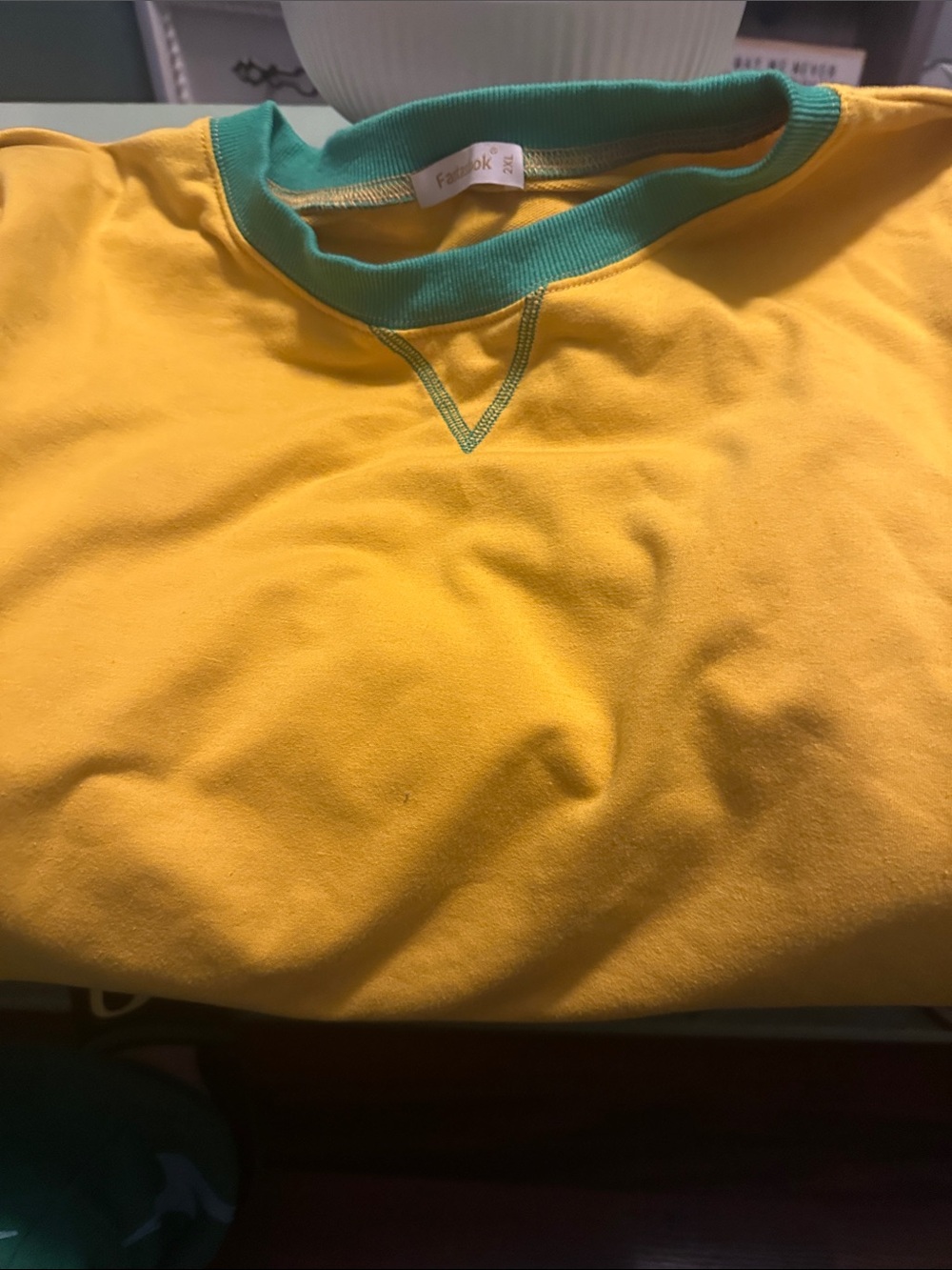 Férrok Yellow & Green Crewneck Sweatshirt